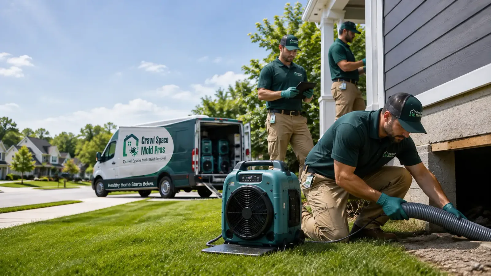 Crawl Space Mold Removal in Jeffersonville, OH